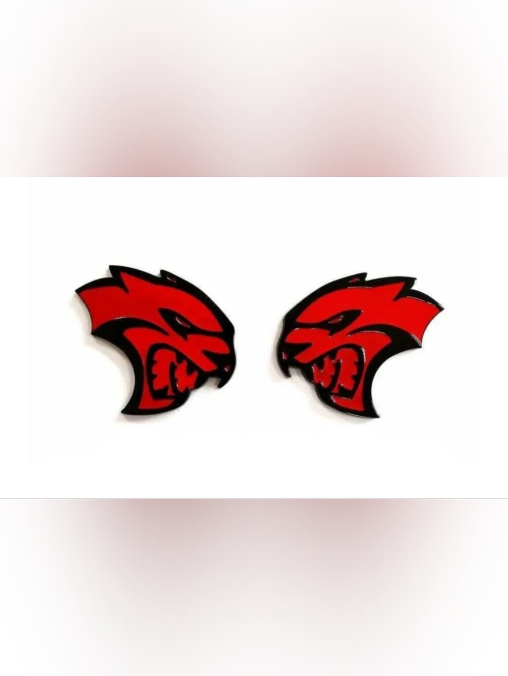 2 Hellcat Badges Choose From 4 Colors 2.67 × 2.36"